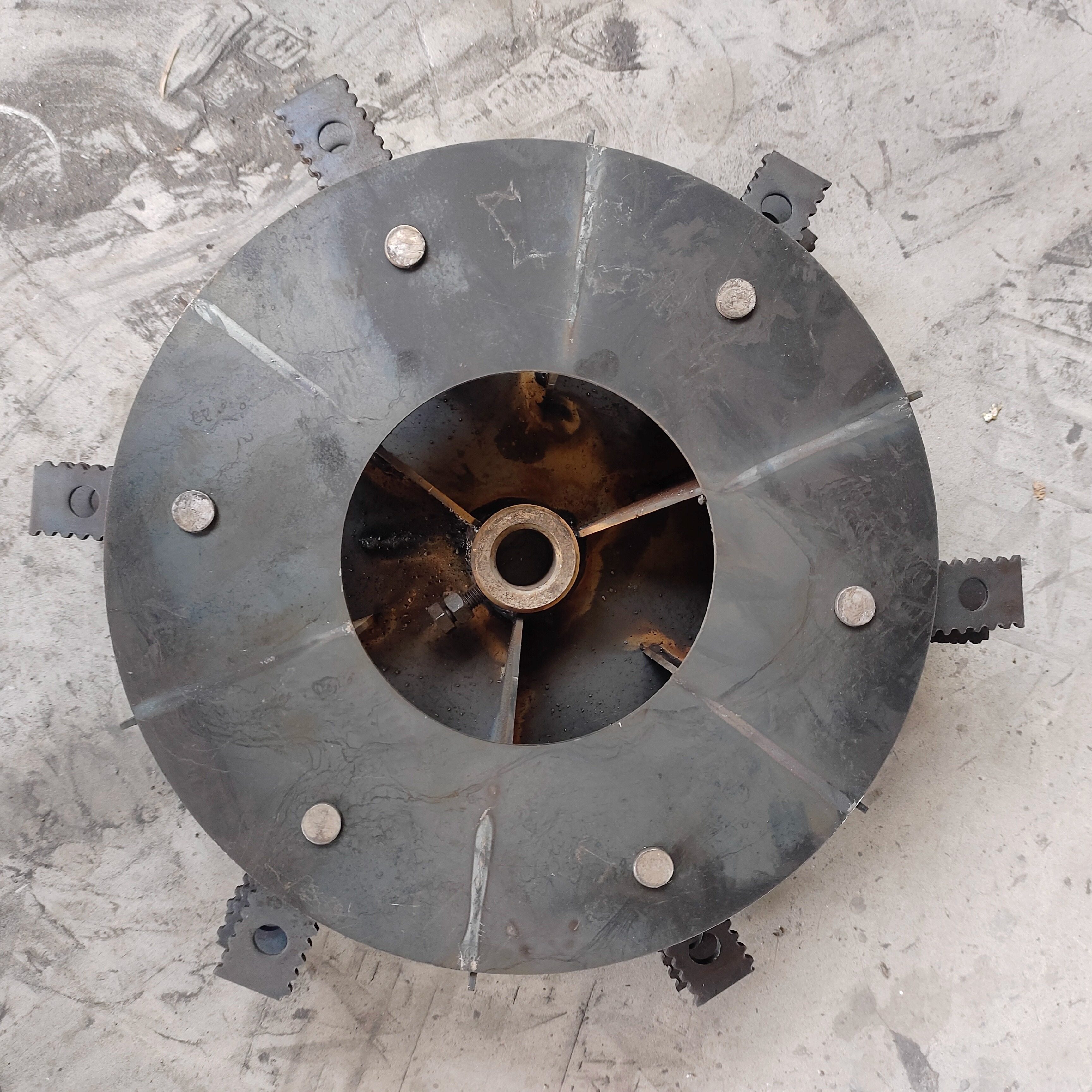 瑞鑫饲料粉碎机风盘搅拌机配件磨头甩盘锤片三相电打玉米磨盘,淘宝优惠券,粉丝福利购,淘宝优惠卷