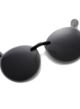 2026儿童偏光太阳镜夹片防紫外线近视专用墨镜夹片超轻小孩子夹镜