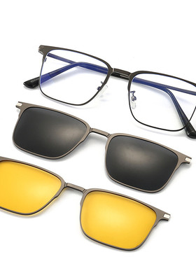偏光男一镜两用太阳镜一镜两用