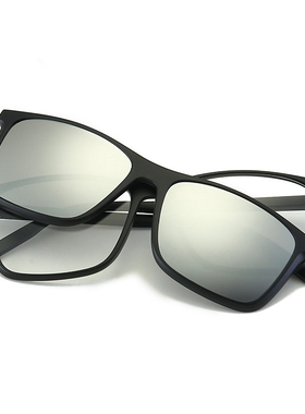 两用磁吸夹片式组合双层太阳镜