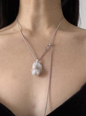 简约气质大巴吊坠项链百搭
