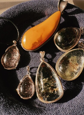 镶嵌类型吊坠及适配项链集合链接 凯溪的水晶推荐 请收藏常更新