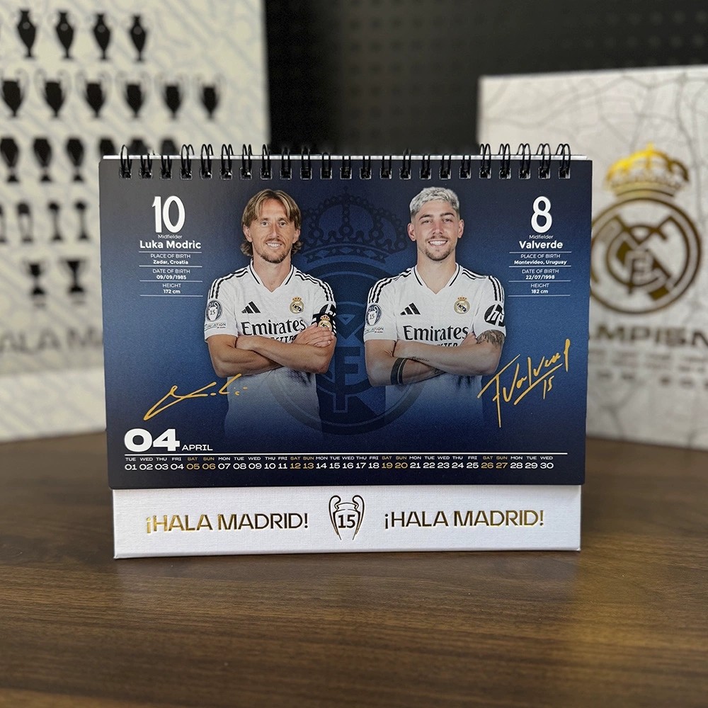 2026年皇家马德里台历维尼修斯日历西甲赛程年历姆巴佩球迷礼物品,淘宝优惠券,粉丝福利购,淘宝优惠卷