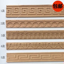 Solid Wood Line Top Corner Line Clical Corner Line Solid Wood Carved Line Wood Carved Top Line East Yang Wood Carving Lines