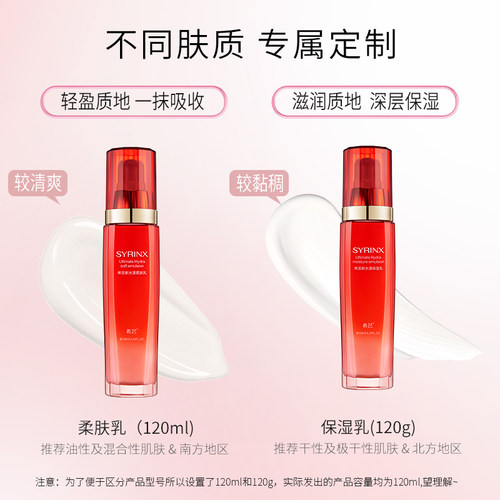 希芸官方旗舰店正品新水漾五件套装柔肤水乳液洗面奶面霜补水保湿 - 图3