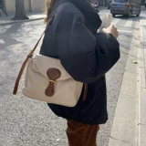 Небольшая сумка через плечо, дизайнерская вместительная и большая универсальная сумка на одно плечо, 2023, в корейском стиле, Южная Корея