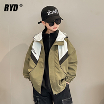 Boys submachine clothing jacket Childrens clothes fall loose Spring and autumn style Three-in-one CUHK childrens autumn clothing 2023 new wave