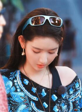王玉雯同款波浪刘海侧边发夹边夹