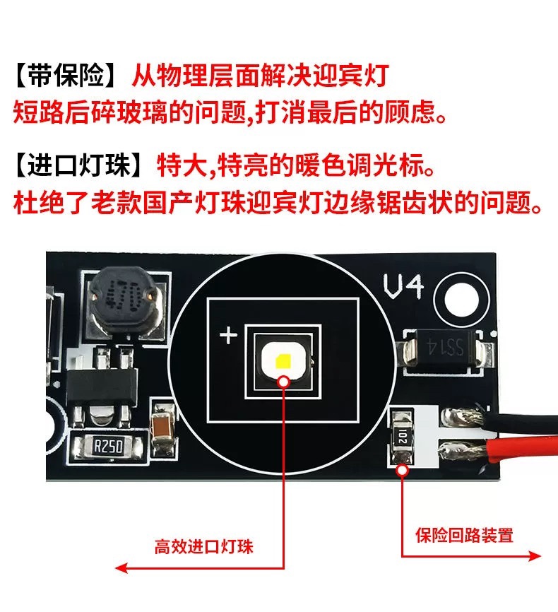 适用于特斯拉Model3/Y车门LED迎宾灯车内改装配件氛围灯投影灯-图2