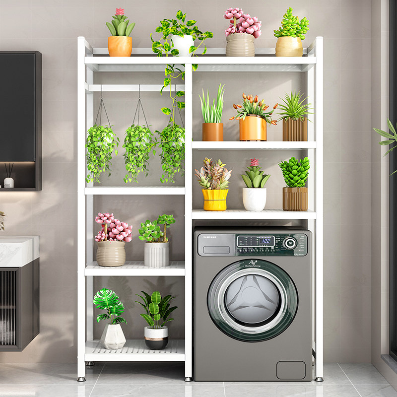 双筒洗衣机置物架落地阳台储物架上方架子收纳架洗衣机多层收纳架,淘宝优惠券,粉丝福利购,淘宝优惠卷