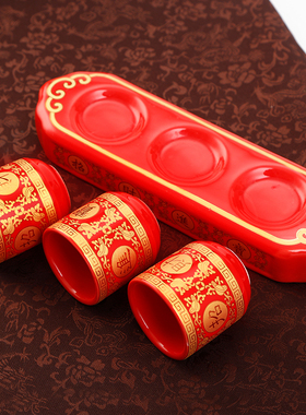 供佛水杯陶瓷净水杯莲花佛前供杯