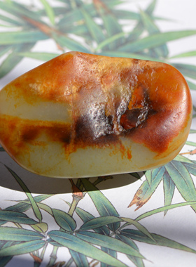 和田玉籽料原石48克