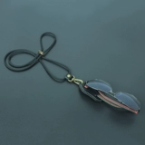 Кожаная ретро подвеска, регулируемый аксессуар, модные солнцезащитные очки, воловья кожа, из натуральной кожи