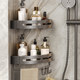 Bathroom storage rack triangle bathroom punch-free corner rack toilet bathroom shower room bath storage rack