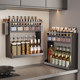 Multi-layer kitchen spice storage rack