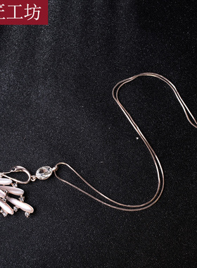民匠工坊合金女毛衣链