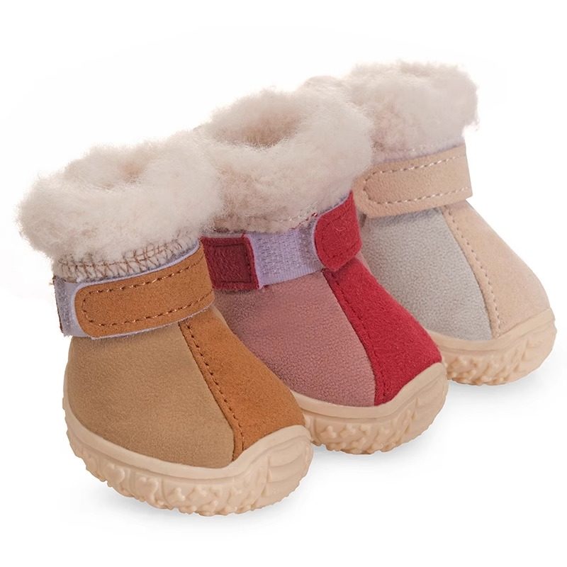 宠物鞋子狗狗鞋子泰迪比熊雪纳瑞贵宾鞋子春秋冬季不掉雪地靴棉鞋,淘宝优惠券,粉丝福利购,淘宝优惠卷