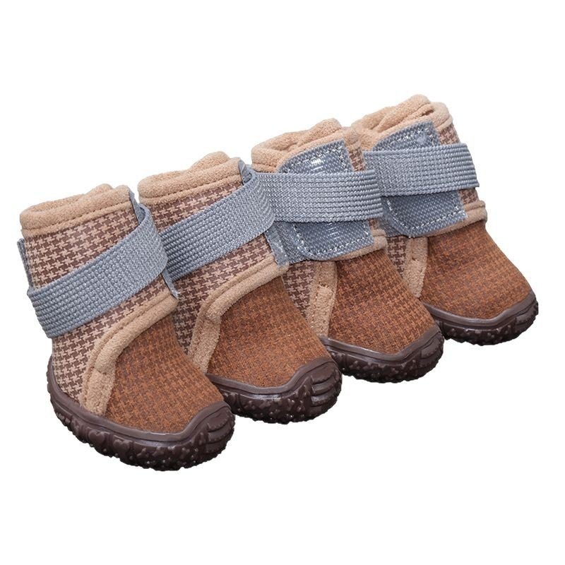 冬季狗鞋加绒保暖不冻脚护脚狗狗雪地靴好穿不掉鞋子户外宠物鞋子,淘宝优惠券,粉丝福利购,淘宝优惠卷