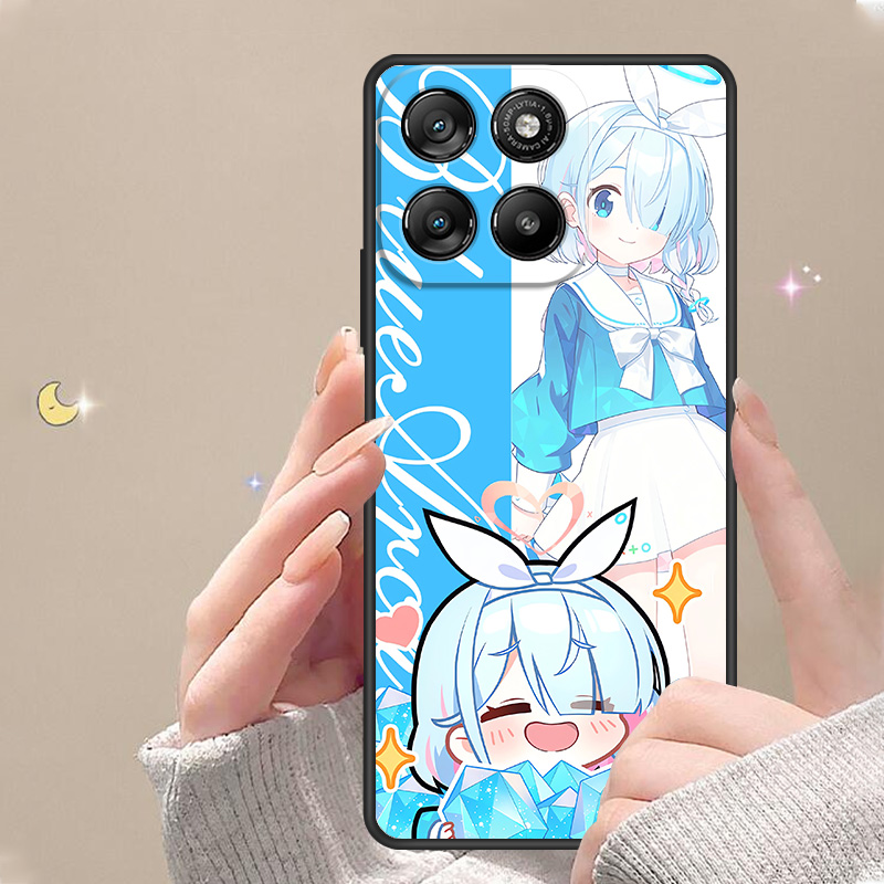 适用于摩托罗拉G100s手机壳XT2537-4卡通G100蔚蓝档案阿洛娜优香创意Q版可爱全包防摔高颜值男女款定制保护套 - 图0