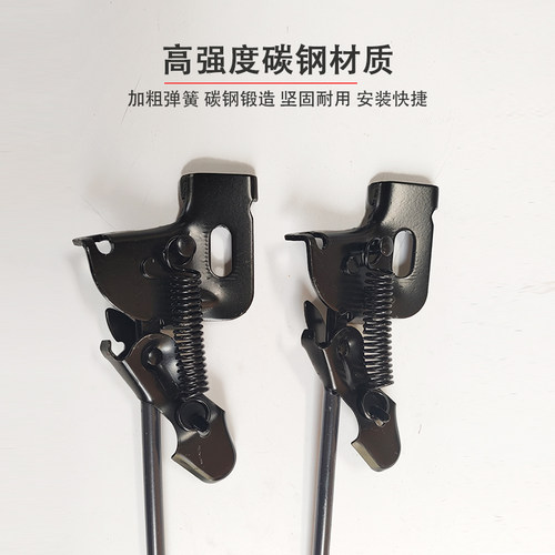 24寸26寸自行车带弹簧脚撑 单车 斜撑边撑山地车支撑单支架车梯子 - 图0