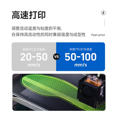 Yisheng Esun Гибкая бактербиномия TPU быстрая 3D -печать