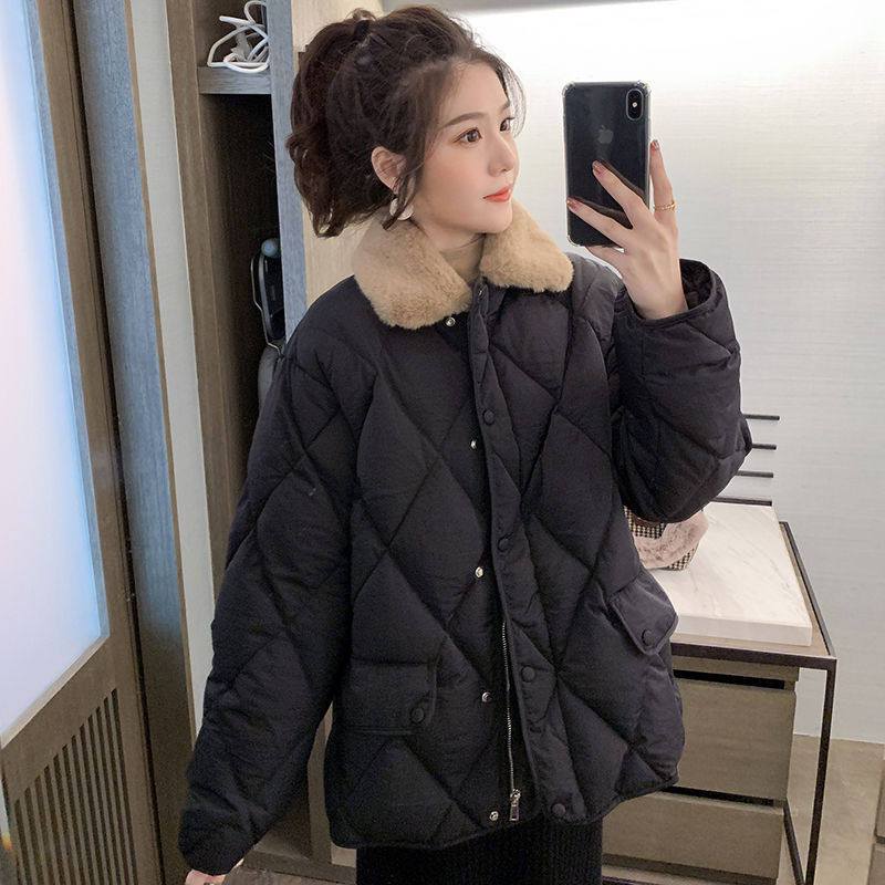 2021冬新款韩版宽松短款加厚潮棉服 慕苑棉衣/棉服