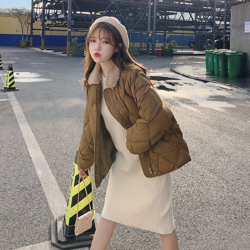 2021冬新款韩版宽松短款加厚潮棉服 慕苑棉衣/棉服