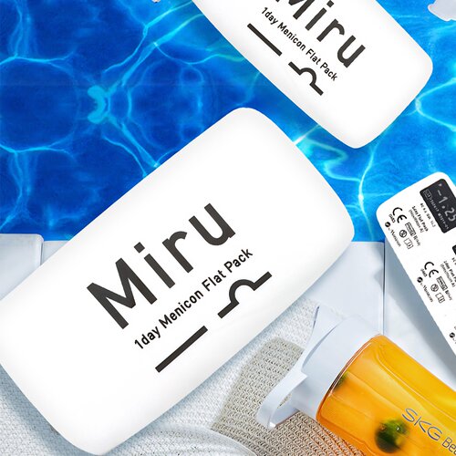 目立康Miru米如隐形近视眼镜日抛30片*2盒一次性水润透明旗舰店官 - 图2