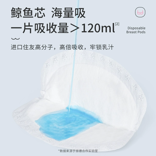 Тонкие ультратонкие дышащие послеродовые одноразовые прокладки для груди для кормящих грудью, 100 штук