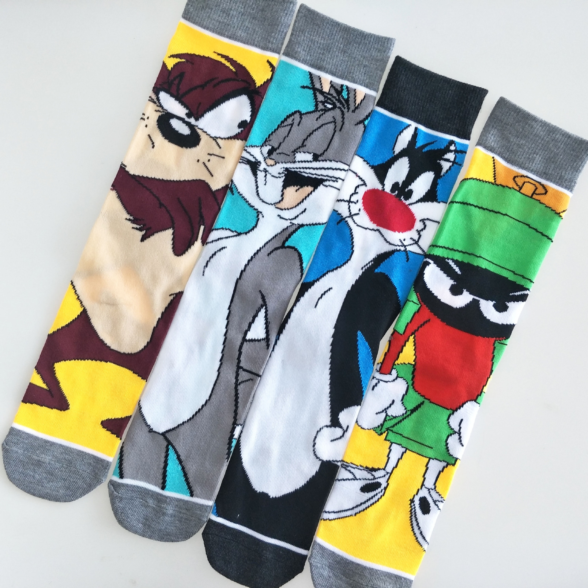 Personality funny Anime socks Cartoon happy socks 袜子短袜男 - 图1