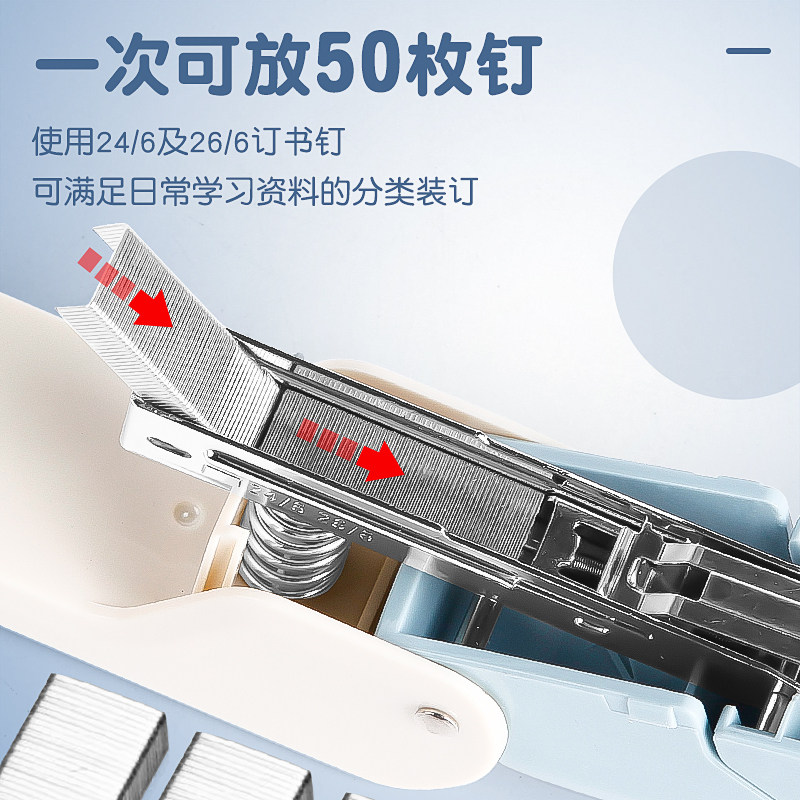 360 degree rotatable stapler for students
