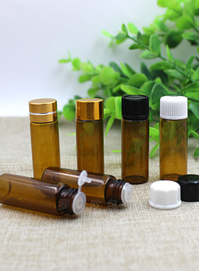 ml茶色小精油瓶ml化妆品分装瓶