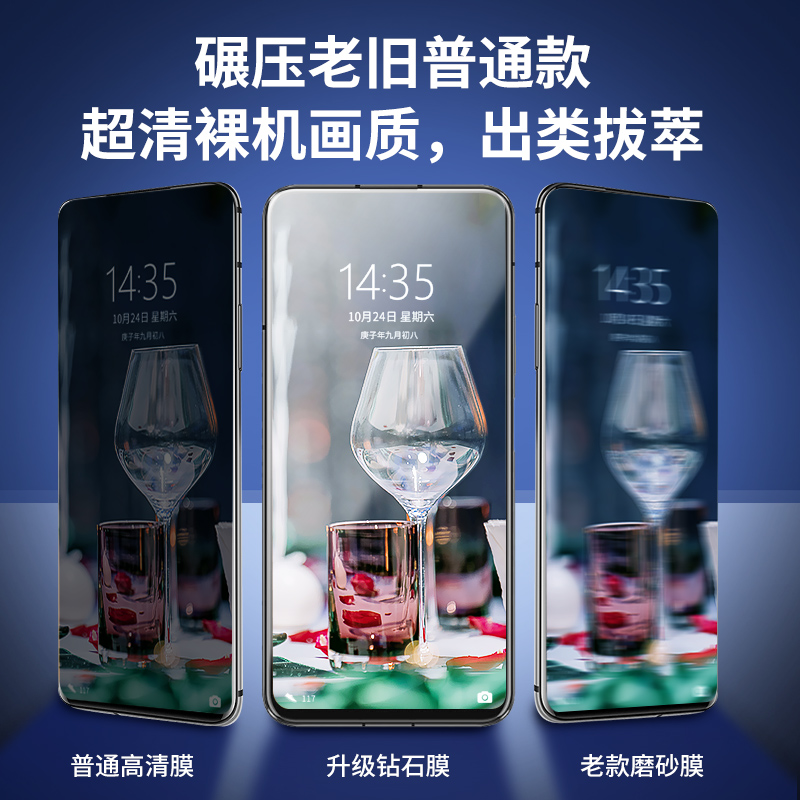 适用红米k40钢化膜Redmik40pro+手机膜小米k40水凝膜k40pro+全屏覆盖无白边5g防摔保护膜原厂原装por高清贴膜 - 图1