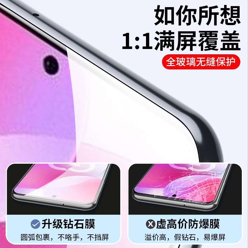 适用红米k40钢化膜Redmik40pro+手机膜小米k40水凝膜k40pro+全屏覆盖无白边5g防摔保护膜原厂原装por高清贴膜 - 图0