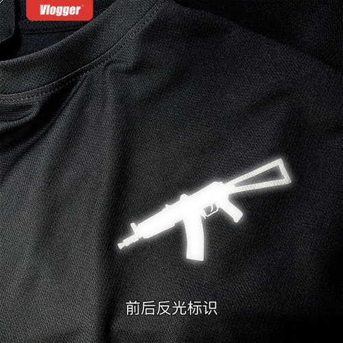 战术指导摄影师机能速干T恤户外透气舒适国潮Vlogger修身陈文坚 - 图3