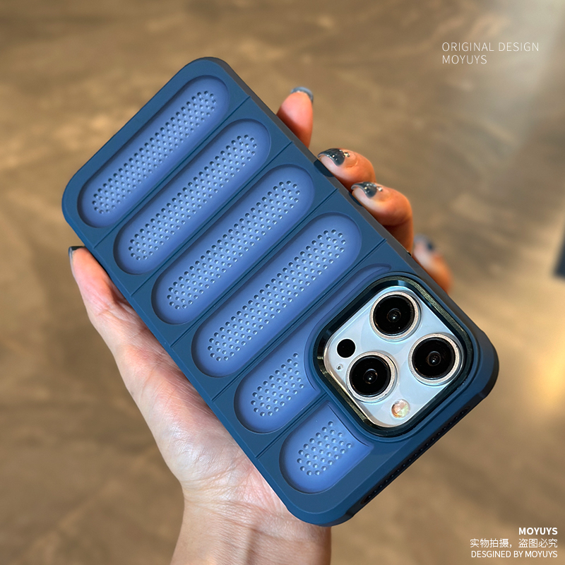 适用苹果15promax手机壳iphone15新款高端14全包防摔散热高级感半透明磨砂12轻薄11保护套por男女款13pro创意 - 图2
