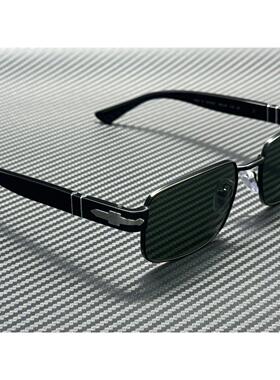 Persol PO1022S 107831黑色绿色男士58 mm太阳眼镜