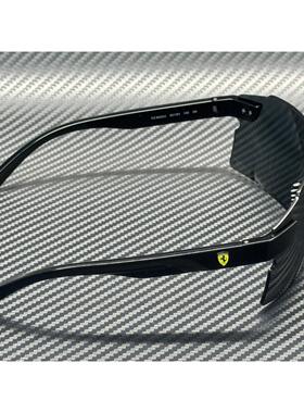 FZ6024U 501 81闪亮黑色深灰男士65 mm Ferrari男太阳眼镜