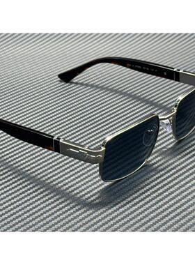 Persol PO1022S男太阳眼镜515 S3灰色蓝色渐变偏光男士58