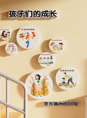 幼儿园大厅教师形象文化教育主题墙装饰走廊楼梯环创有温度的老师