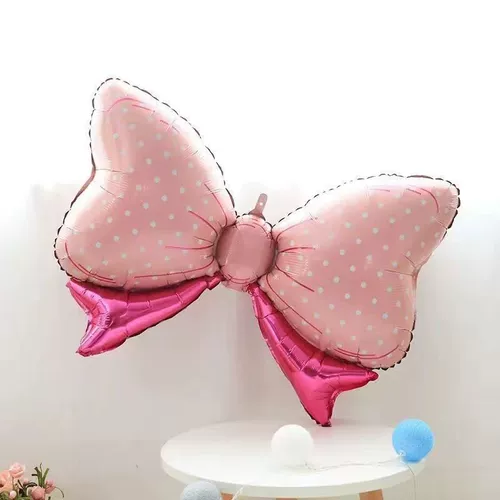 Детский воздушный шар с бантиком для мальчиков и девочек, подарок на день рождения