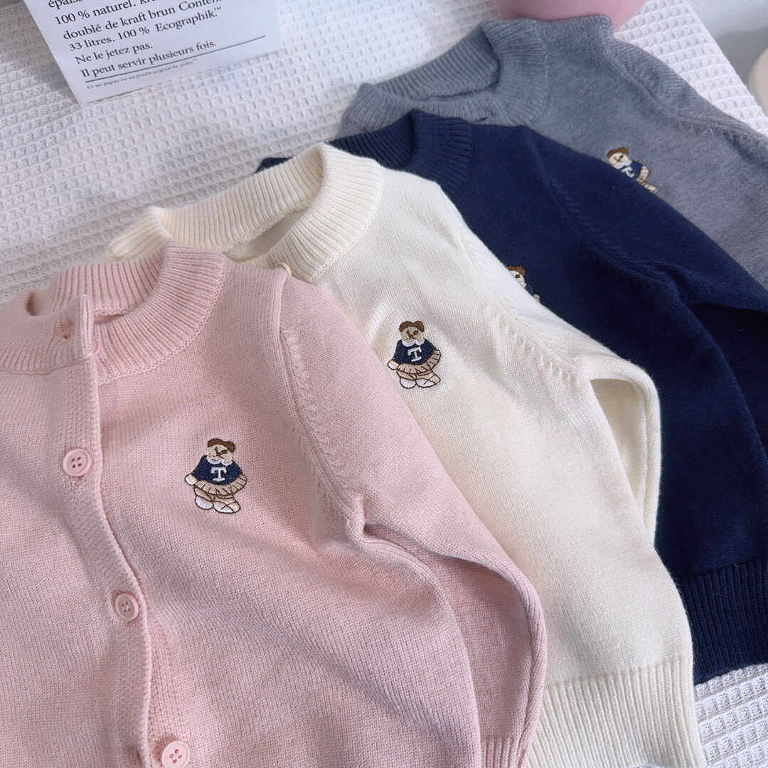 童装男童女童针织卡通小熊开衫新款洋气儿童宝宝毛衣外套秋季上衣,淘宝优惠券,粉丝福利购,淘宝优惠卷