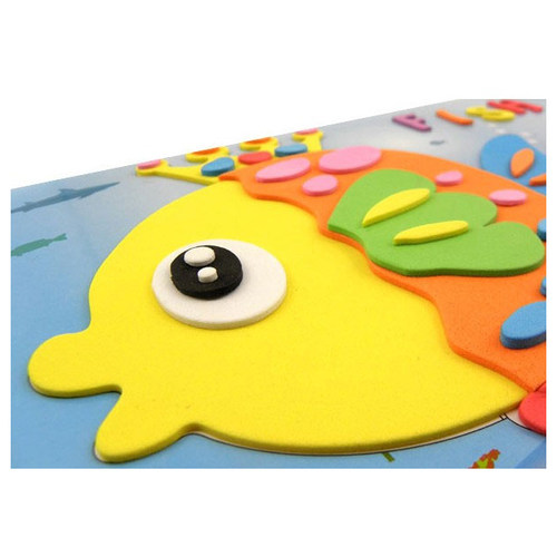 幼儿园儿童EVA贴画3D立体海绵贴贴纸益智DIY手工制作材料玩具包邮 - 图3