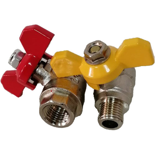 灶前火种阀商用厨具五金配件炉具煲仔炉碟阀灶具2分限气旋塞蝶阀 - 图3