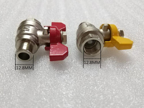 灶前火种阀商用厨具五金配件炉具煲仔炉碟阀灶具2分限气旋塞蝶阀 - 图1