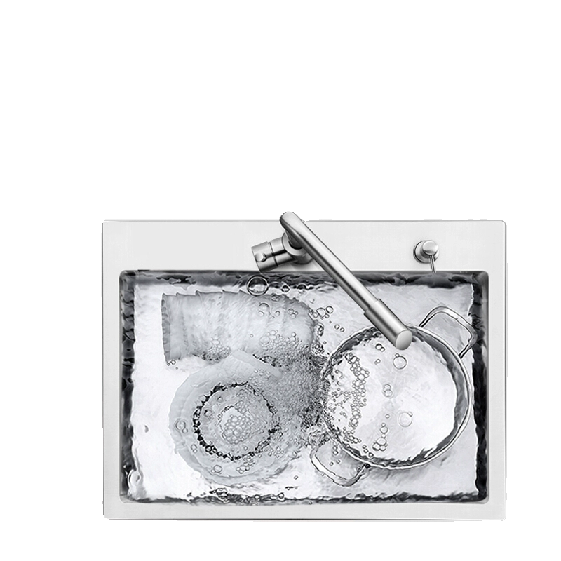 ARROW箭牌304不锈钢水槽加厚手工盆单槽台上下盆厨房洗菜盆洗碗槽-图3