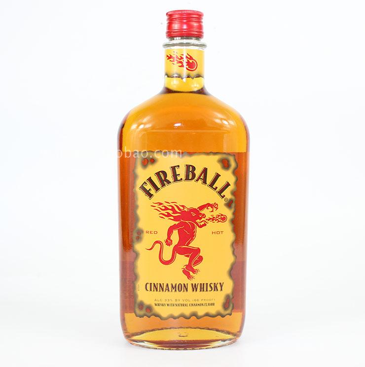 加拿大进口 火龙肉桂威士忌 Fireball Cinammon Whisky 双瓶装 - 图0