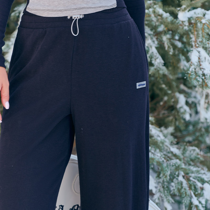 AlphaGym羊绒感瀑布裤2.0直筒裤秋冬阔腿宽松显瘦腿直休闲运动裤,淘宝优惠券,粉丝福利购,淘宝优惠卷