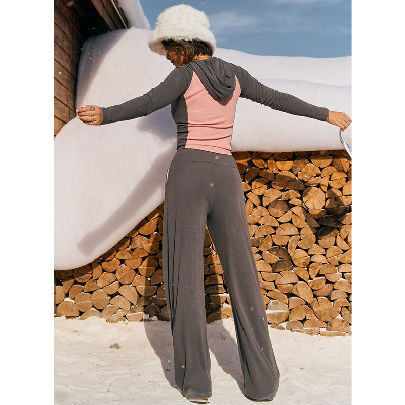 AlphaGym羊绒感瀑布裤2.0直筒裤秋冬阔腿宽松显瘦腿直休闲运动裤,淘宝优惠券,粉丝福利购,淘宝优惠卷