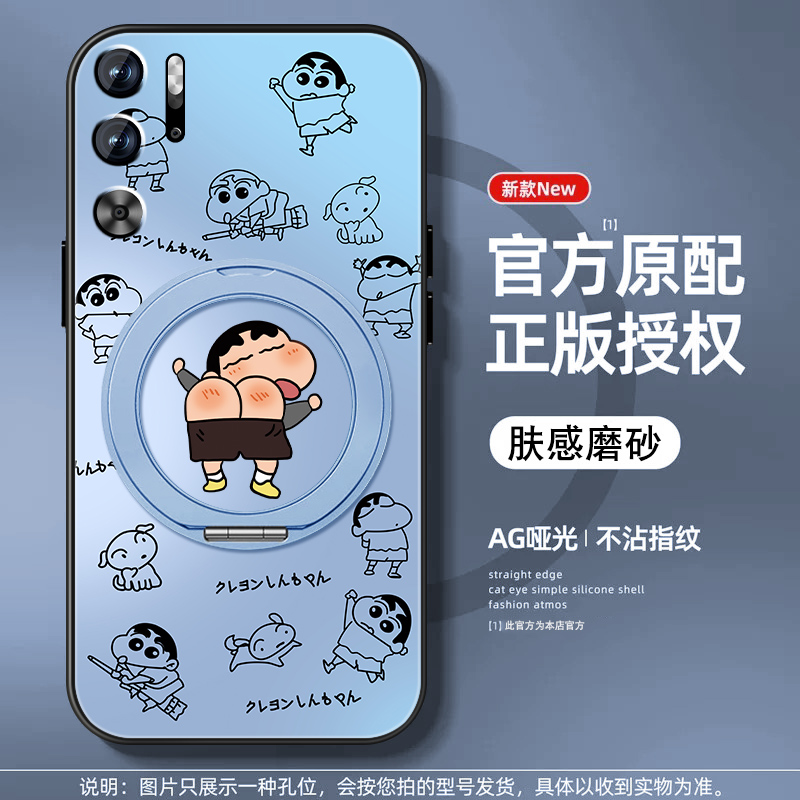 适用红魔9pro手机壳红魔8pro+新款9S努比亚旋转支架套十7spor高级感磨砂z40S全包防摔男nubia小新5G磁吸外壳 - 图1